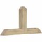 Ekena Millwork Portland Rough Sawn Timber Gable Bracket, Douglas Fir, 60"W x 30"H x 6"D x 6"F, 12/12 Pitch GBW060X30X0606POR00RDF - alternate 5
